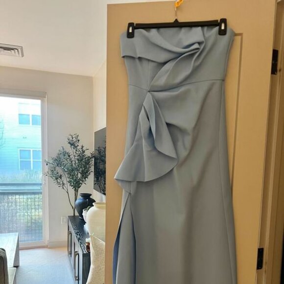 Elliatt Beryl Strapless Dress - Blue - Size: M - Picture 5 of 8